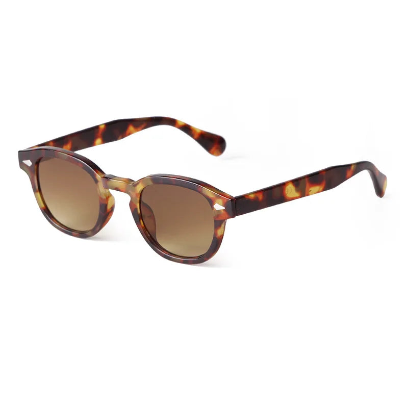 Vintage Fashion Shell Round Sunglasses